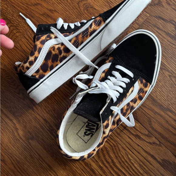 Vans Leopard Print Women's Sneakers - Picture 1 of 7
